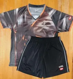 【上下セット】卓球ユニフォーム 男女兼用L Vネック ショートパンツ