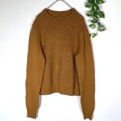 【EMODA】 エモダ　ニットトップス　セーター　長袖　オーバーサイズ　無地