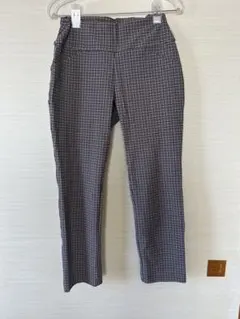 DAKS チェック柄 クロップドパンツ Mサイズ