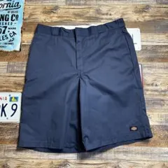 Dickies ルーズフィット ワークショーツ ハーフパンツ W42 ネイビーのサムネイル