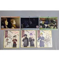 刀剣乱舞 雪月華 ファミマ 色紙 ビジュアルカード セット
