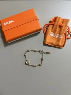 【Folli Follie】フォリフォリ　ゴールド ブレスレット　クローバー