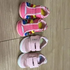 イフミー 12cm ベビー シューズ スニーカー サンダル　12.5 ピンク