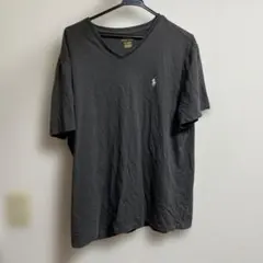 Polo Ralph Lauren グレー Vネック Tシャツ L