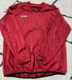 asics ピステ・ウィンドブレーカー レッド