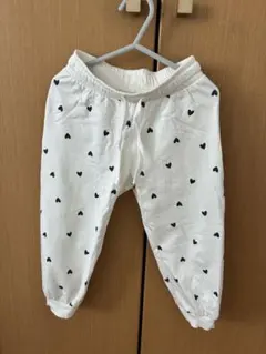 ハート柄 コットンパンツ 裏起毛　H&M