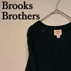 Brooks Brothers アルパカ混 ケーブルニット グリーン