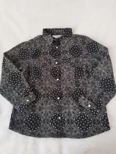 bonpoint(ボンポワン)ペイズリー柄の長袖シャツ