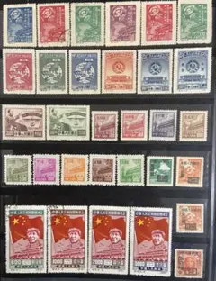 ケ*チ様 中国 使用済切手 コレクション