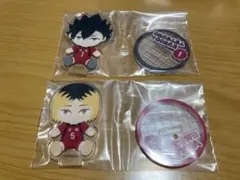 フリューくじ　ハイキュー‼︎ぬいもっち　G賞アクリルスタンド 黒尾鉄朗、孤爪研磨