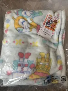 アンパンマン　お昼寝毛布　水色
