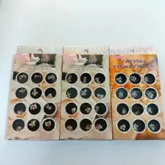 ビューティーネイラー クリスタル&マルチストーンチャーム 計3セット