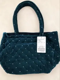 IENA別注MALUS キルティング トートバッグ グリーン ☆タグ付きのサムネイル