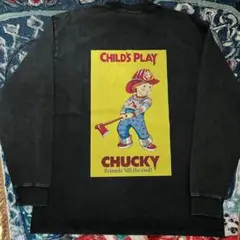 Child Play ウォッシュ 長袖 ロンティー チャッキー ホラー N18