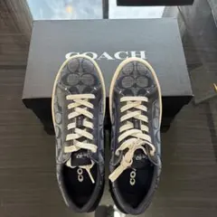 COACH コーチレディーススニーカー　23センチ 新品未使用品デニムスニーカー