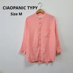 CIAOPANIC TYPY ウォッシャブルリネンバンドカラーシャツ Mサイズ