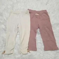 プティマイン ハートポケット ベビーパンツ レギンス 80サイズ