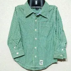 sale!!★baby GAP 100㌢ チェック長袖シャツ★