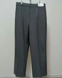 新品ユニクロ タックワイドパンツ XXL グレー 469854