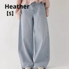 Heather 2WAY デニムワイドパンツ ライトブルーのサムネイル
