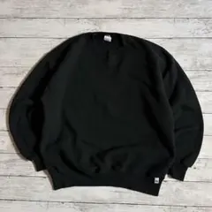 90s ラッセルアスレティック USA製 無地スウェット ブラック Lメンズ古着