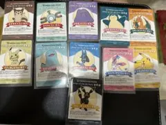 ポケモンセンターオンライン 会員証風ステッカー 全11種コンプリート