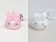 最安値 ピンクパール ホワイトパール ほっぺちゃん めじるしチャーム サン宝石