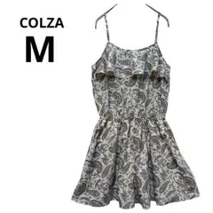 COLZA ペイズリー柄 キャミ オールインワン フレア 大人可愛い 夏服 Mのサムネイル