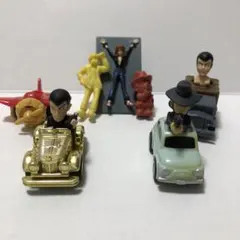 昭和レトロ　ルパン3世　消しゴム 2体　コーヒーおまけ等5体　全7体セット