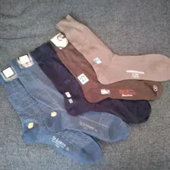 St.Lazare メンズ ダイヤモンドパターンソックス 25cm