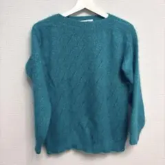 SANSeLF ターコイズ 長袖ニットのサムネイル