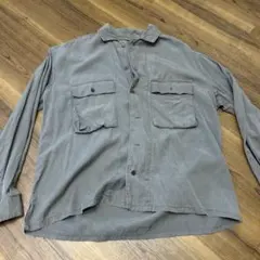 BEAMS HEART グレー Mサイズ ポケットシャツ