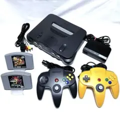 NINTENDO64 本体 コントローラー 2個 ソフト すぐ遊べるセット