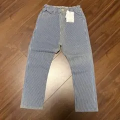F.O.KIDSエフオーキッズ　すぽ軽 テーパード パンツ　120 ヒッコリーのサムネイル