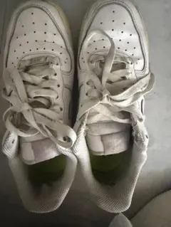 NIKE AIR FORCE 1 ホワイト パープル スニーカー