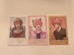 赤城ウェン　チェキ風カード　レア　箔押し　ステッカー