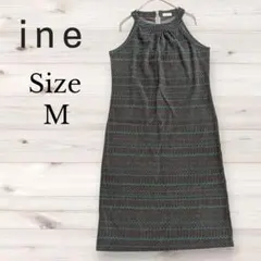 i.n.e ワンピース ドレス ノースリーブ フォーマル サイズ2 （M 9号）