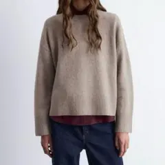 &otherstories ベージュ コットン ニット COS ZARA H&M