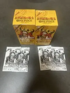 世界最強の戦士 OP-17 2BOXシュリンク付き＋4パックプロモ 世界最強の戦士 OP-17 2BOXシュリンク付き＋4パックプロモ - メルカリ