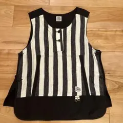 BIB ストライプ柄 ベスト
