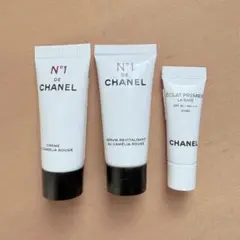 CHANEL シャネル サンプル3点セット 【セラム・クリーム・下地】