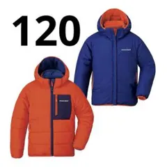 mont-bell キッズ 120cm サーマランド パーカ オレンジ