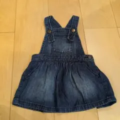 GAP デニムオーバーオールスカート 12〜18ヶ月