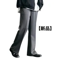 ロッキーモンロー センタープレスTRストレッチセミワイドフレアパンツ