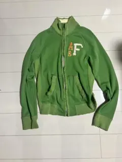90s vintage ダメージ加工 背面刺繍　グリーン　トラックジャケット