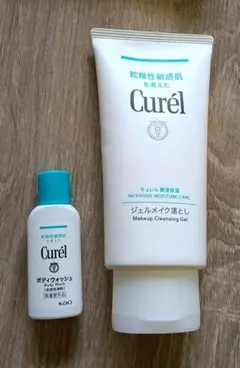 キュレル ジェルメイク落とし 8-9割　ボディウォッシュ付き　Curelのサムネイル