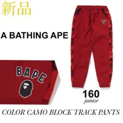 【新品タグ付】APE アベイシングエイプ カラー カモ トラック パンツ