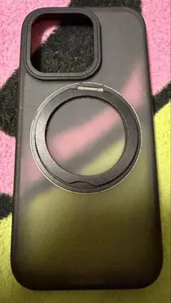 magsafe対応 スタンド機能リング付 iphone16Pro ケース