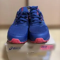 【美品】ASICS SNOWRIDE 2 ネイビー/ピンク スニーカーのサムネイル
