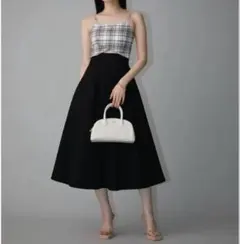 eimy istoire Marin checkコンビワンピース　S